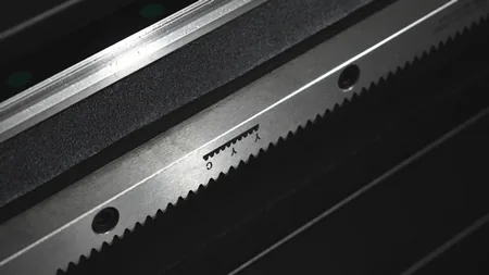 LDCUT imported ground rack and ball screw transmission system for high-precision CNC cutting positioning